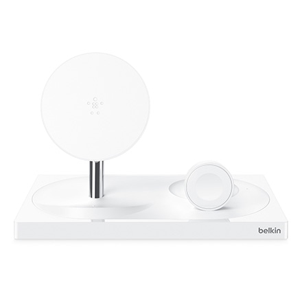 Belkin BOOST↑CHARGE TM 3-in-1 Wireless Charger for iPhone + Apple Watch + AirPods - ホワイト