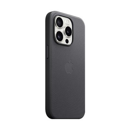 Apple 純正 MagSafe対応 iPhone 15 Proファインウーブンケース - ブラック