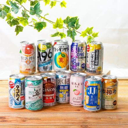 【誕生日BOX】人気のチューハイ 350ml×12本 飲み比べセット 送料無料 詰め合わせ ギフト プレゼント 贈り物 チューハイ サワー 缶チューハイ 誕生日 長S