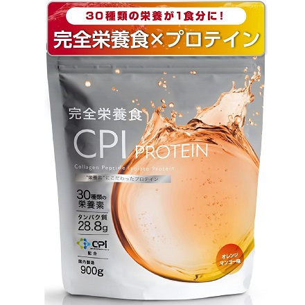 完全栄養食 CPI プロテイン コラーゲン タンパク質 アップル味 900g