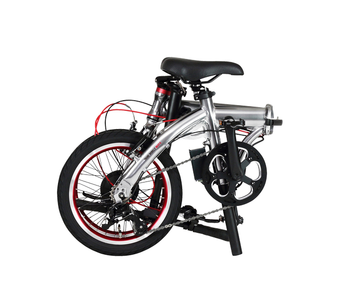 GIC 電動折りたたみ自転車トランスモバイリー ウルトラライトE-BIKENEXT163-S シルバー １６インチ