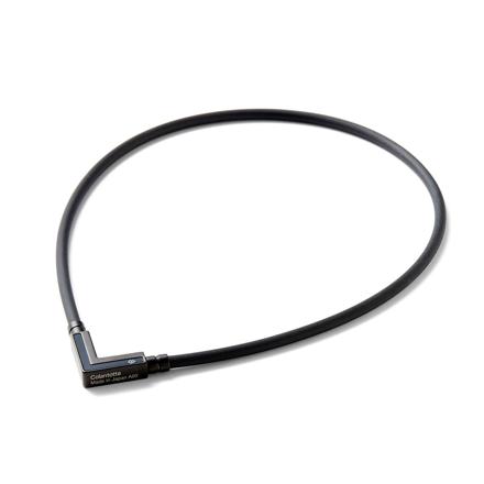 コラントッテ 磁気ネックレス TAOネックレス α VEGA NEXT マットブラック×ブラック Mサイズ 43cm ABARK20M