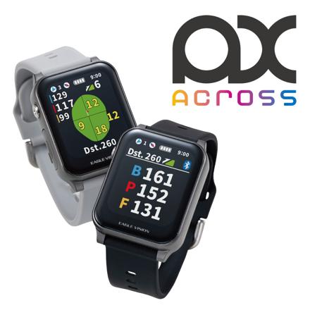 朝日ゴルフ 腕時計型 GPS ゴルフナビ イーグルビジョン AX(アクロス) EV-539 ブラック