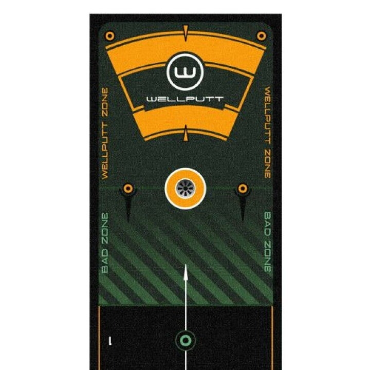 ウェルパット ゴルフ パターマット 2m パター練習 室内 練習用 Wellputt