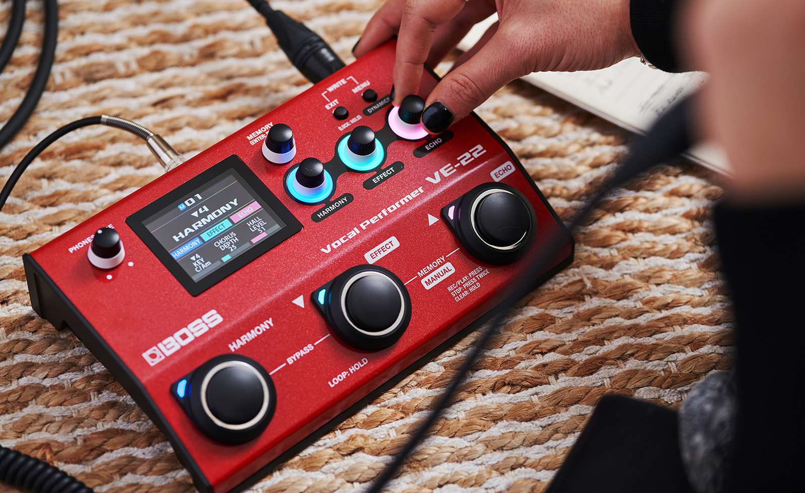 BOSS ボス VE-22 Vocal Performer ボーカルエフェクター