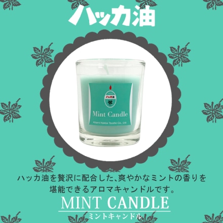 北見ハッカ通商 Mint Candle ミントキャンドル 3453