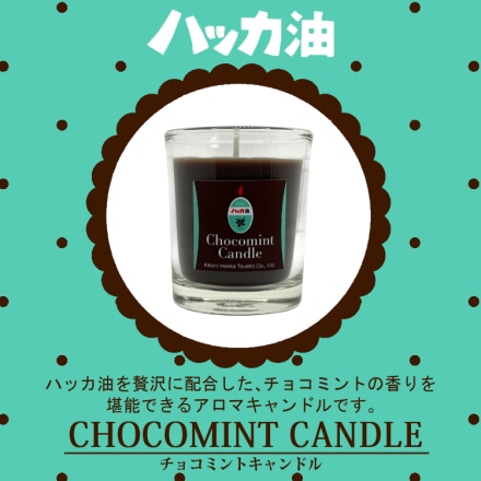 北見ハッカ通商 Chocoｍint Candle チョコミントキャンドル 3454