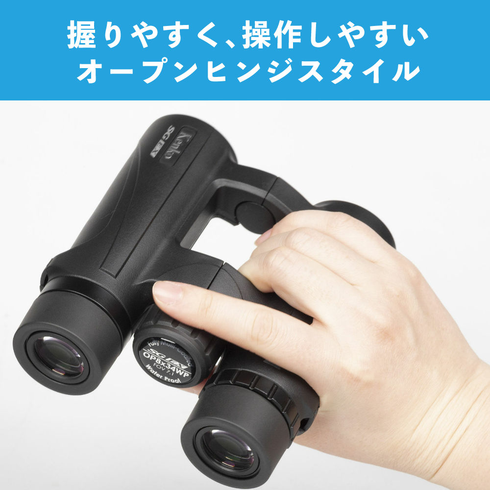 ケンコー 双眼鏡 10倍 SGEX 10X34 OP WP ブラック