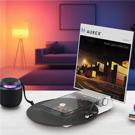 【レコードプレーヤー】東芝 レコードプレーヤー AX-RP10(W)