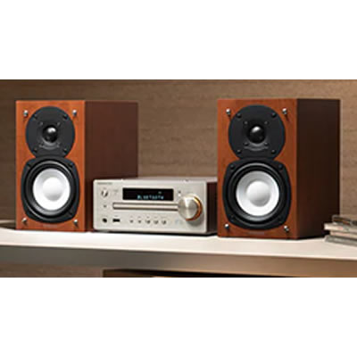 ケンウッド ミニコンポ K-515-N ゴールド ハイレゾ対応