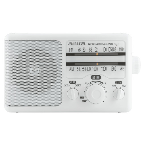 aiwa ポータブルホームラジオ audio-G PHR1 GAA4-PHR0001 ホワイト アイワ