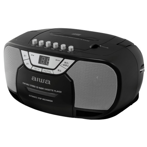 aiwa CRC2 CDラジオカセットレコーダー GAA5-CRC0002 BK