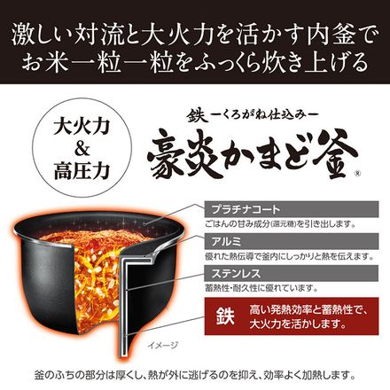 象印マホービン 極め炊き 炊飯器 圧力IH炊飯ジャー 1升炊き NW-JX18-BA