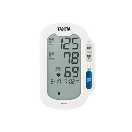 タニタ TANITA 上腕式血圧計 スマホと連携血圧計 BP224L ホワイト