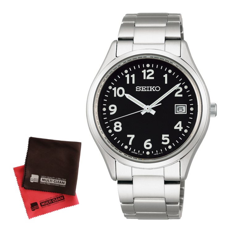 SEIKO セイコー SEIKO SELECTION セイコーセレクション Sシリーズ ソーラー Made in Japan サファイア ガラス 耐磁 メンズ 腕時計 SBPX155 ブラックダイヤル