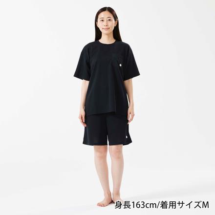 ロゴス LOGOS by LIPNER ボディリカバリー Tシャツ＆ショーツ ネイビー Mサイズ 上下セット 35503283 35504283