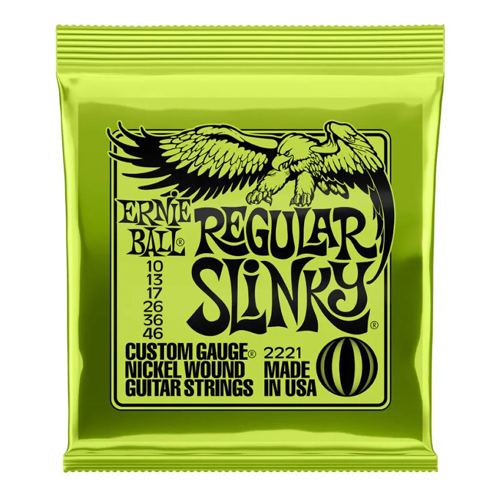 ERNIEBALL アーニーボール エレキギター弦 ＃2221レギュラースリンキー 3枚セット