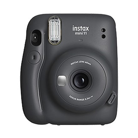 富士フイルム インスタントカメラ チェキ instax mini 11 チャコールグレイ＆ケース＆フィルム20枚＆デコペン セット