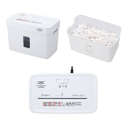 アコ・ブランズ・ジャパン GSHA3706X デスクトップクロスカットシュレッダ A3706X ＆ デビカ 063206 紙のクリップ 30個入 アソート セット