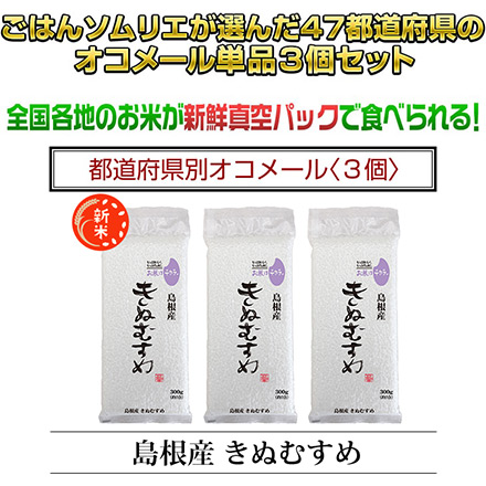 新米 白米 島根県産 きぬむすめ 900g 特A評価 令和6年産