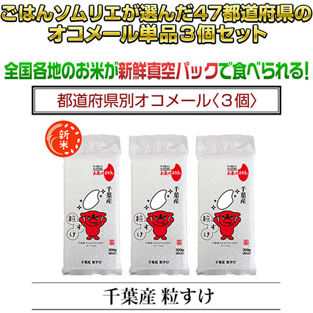 新米 白米 千葉県産 粒すけ 900g 令和6年産