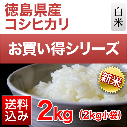 新米 白米 徳島県産 コシヒカリ 2kg 令和6年産