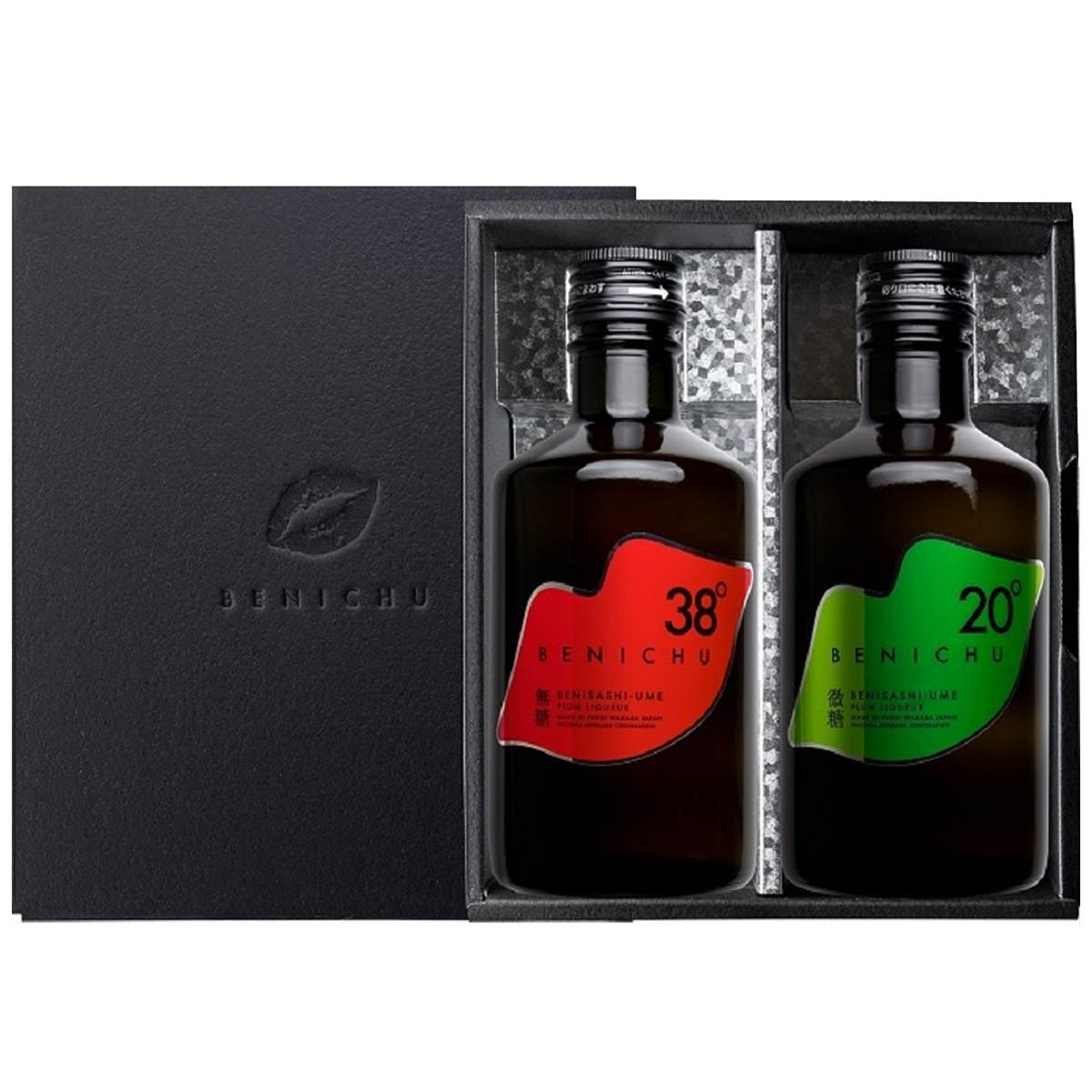 甘くない梅酒 BENICHU 飲み比べセット 〔BENICHU38°300ml、BENICHU20°300ml〕 お酒 リキュール