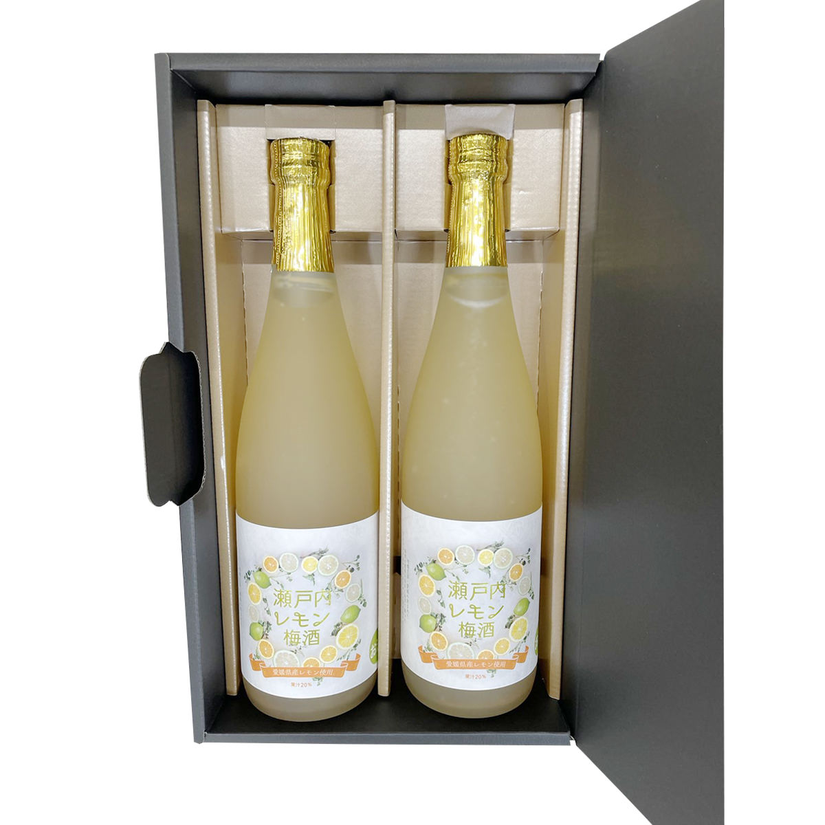 瀬戸内レモン梅酒 2本セット 〔720ml×2〕 リキュール 愛媛 名門サカイ