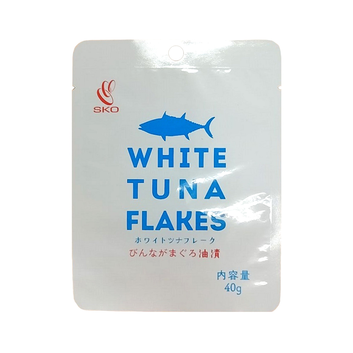 レトルトパウチ ホワイトツナフレーク 大豆油漬 〔40g×5パック〕 まぐろ油漬 ツナ フレーク