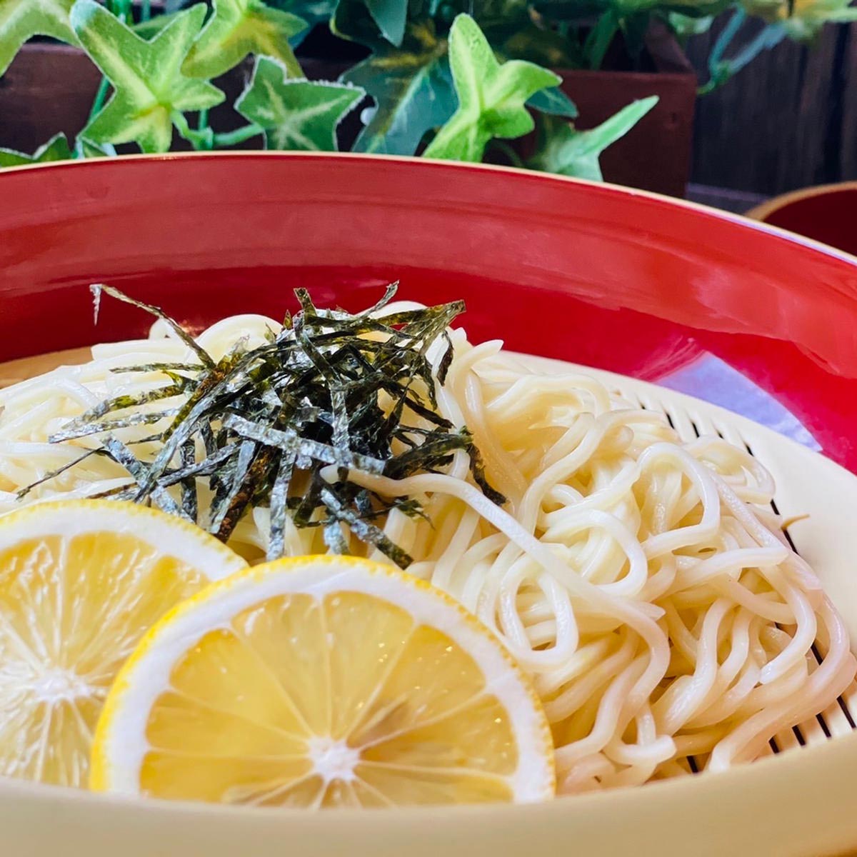 瀬戸内レモンざる 〔めん100g×4、めんつゆ40ml×4〕 麺