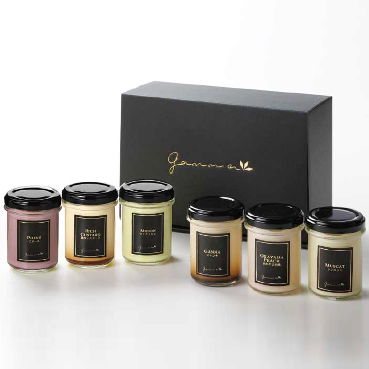 岡山フルーツプリン メロン 白桃 マスカット 詰め合わせ 〔おかやま白桃・ジャンナ・マスカット・マスクメロン ほか全6種〕 プリン スイーツ