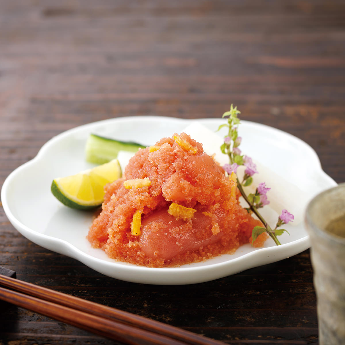 無着色 並切 辛子明太子 ゆず味 紙箱 〔250g×2〕 からし明太子 冷凍