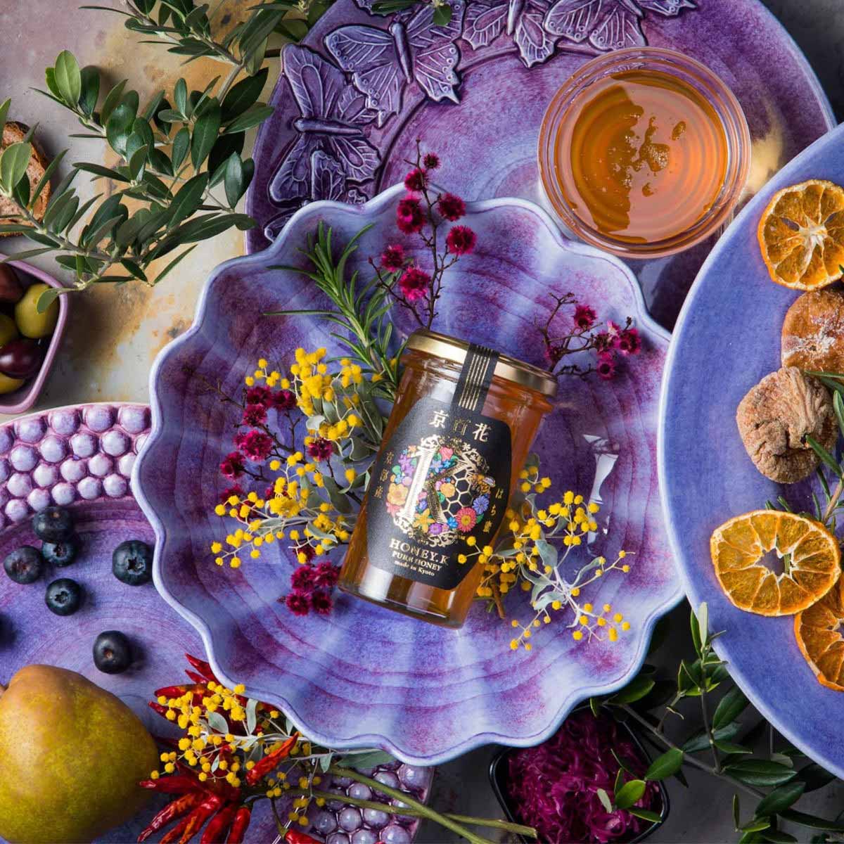 京都市内産 蜂蜜 京百花 化粧箱入 〔250g〕 はちみつ【北海道・沖縄県・離島 配送不可】