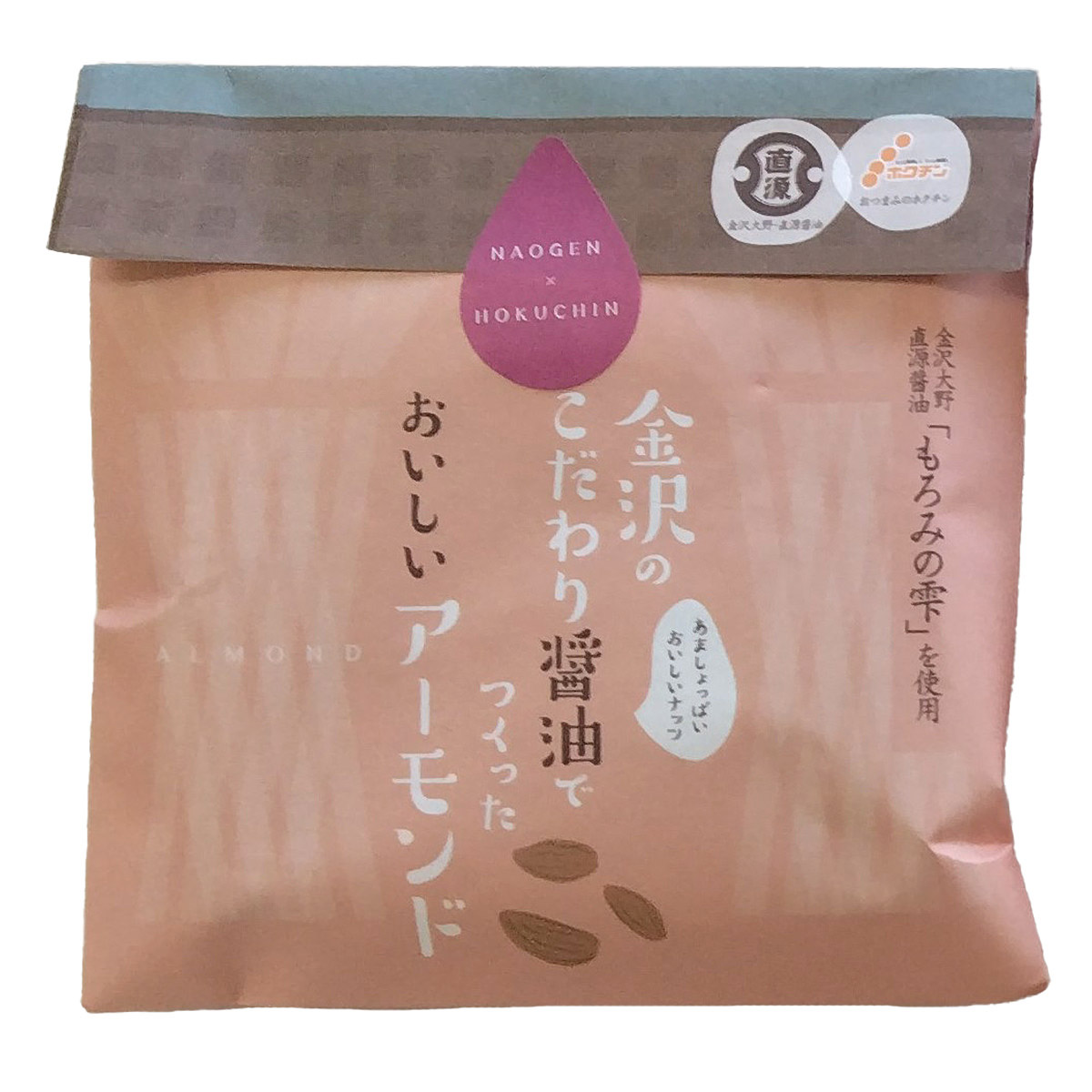 金沢のこだわり醤油でつくった おいしい アーモンド 〔40g×3個〕 ナッツ おつまみ