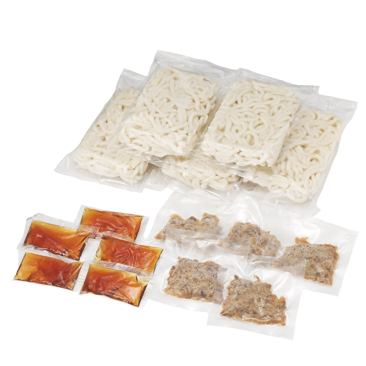 東筑軒 折尾名物 かしわうどん 冷凍 〔冷凍ゆで麺220g×5、かしわ肉20g×5、だし25ml×5〕 うどん 麺