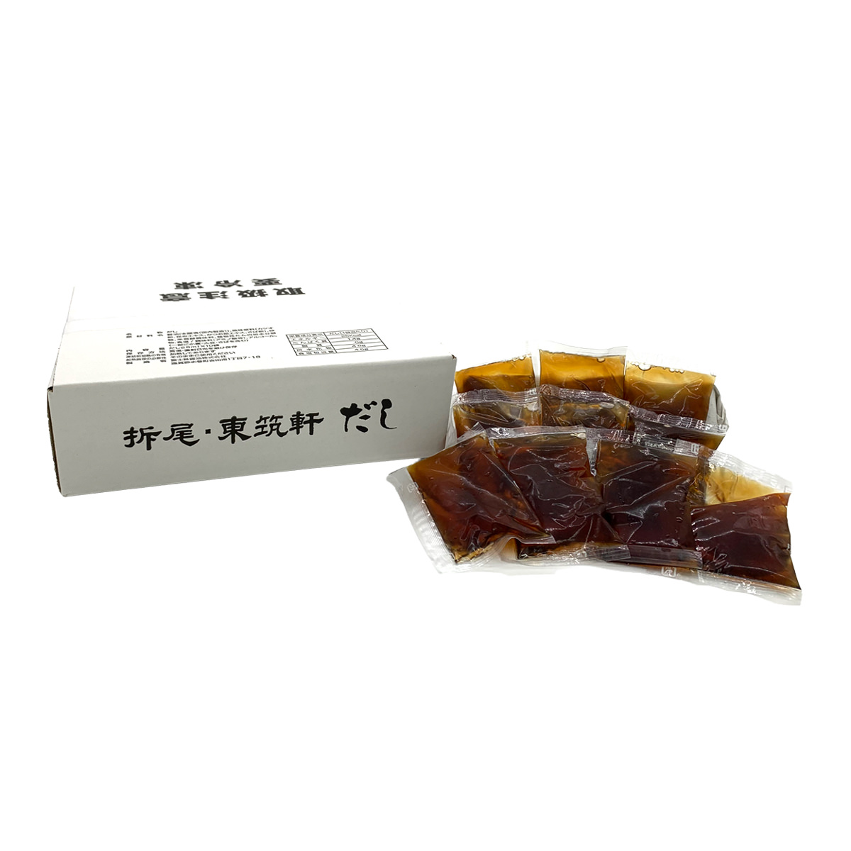 東筑軒 折尾名物 うどんだし 冷凍 〔25ml×10個〕 だし 調味料