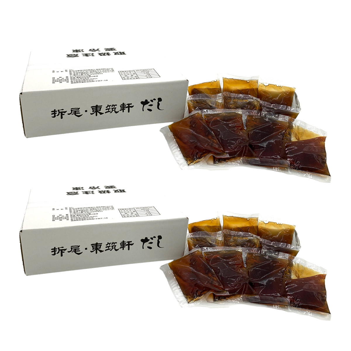 東筑軒 折尾名物 うどんだし 冷凍 〔(25ml×10個)×2箱〕 だし 調味料