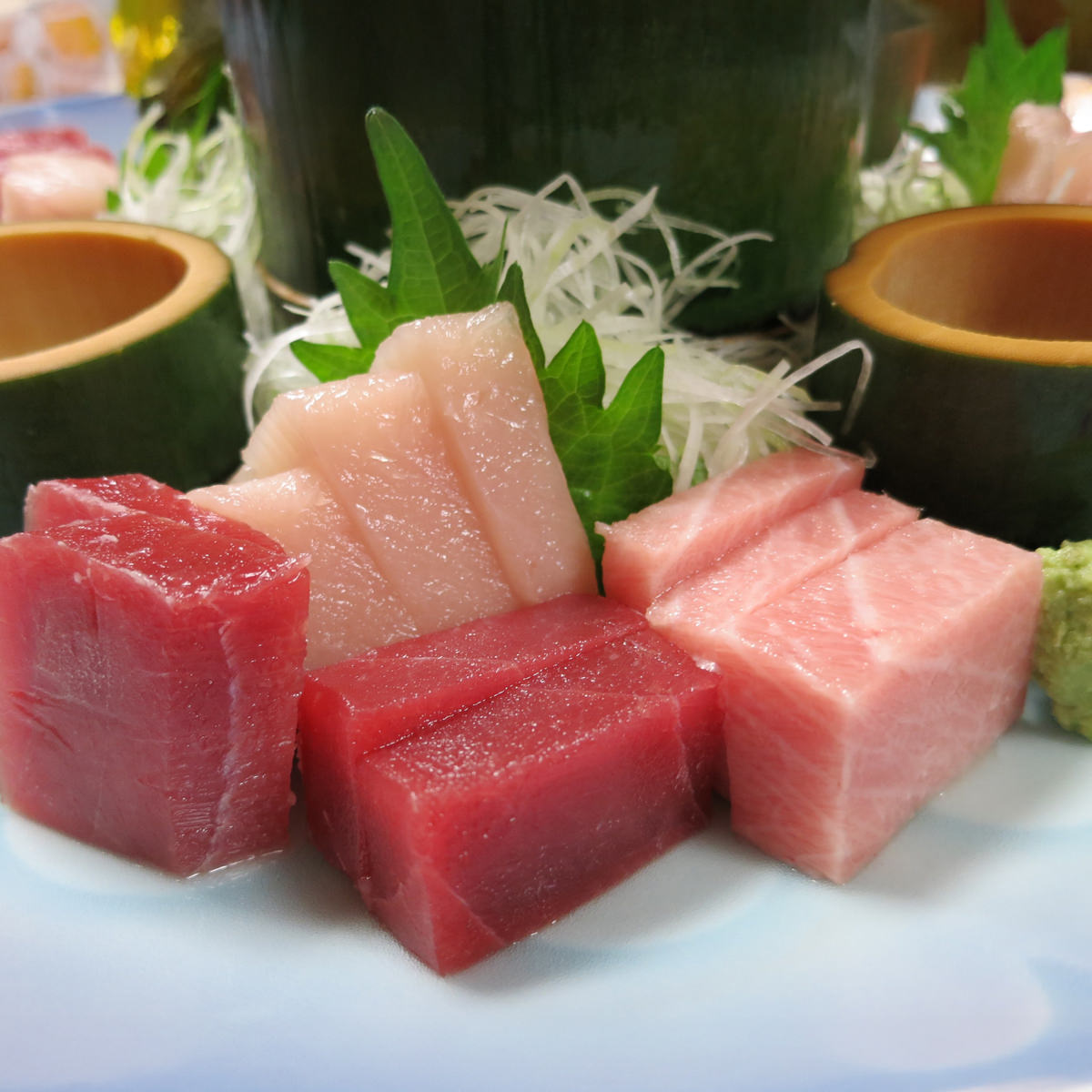 豊洲の宮商 本マグロセットB〔大トロ、中トロ、天然本マグロ赤身〕まぐろ 柵 冷凍【北海道・沖縄県・離島 配送不可】