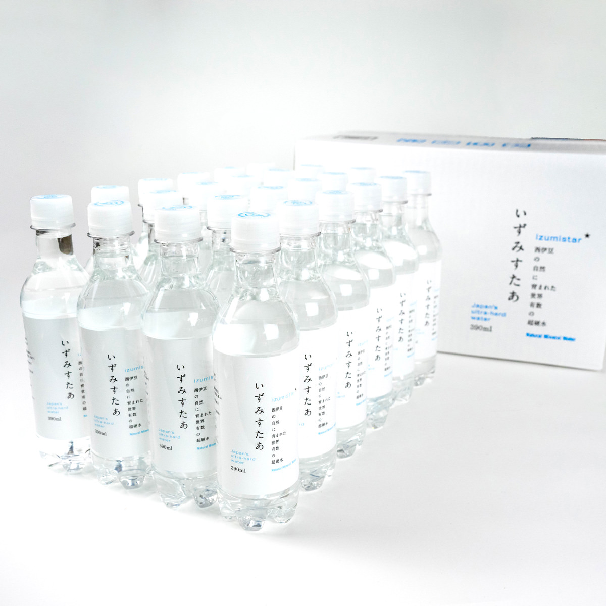 超硬水 いずみすたあ ナチュラル 〔390ml×24本〕 ミネラルウォーター
