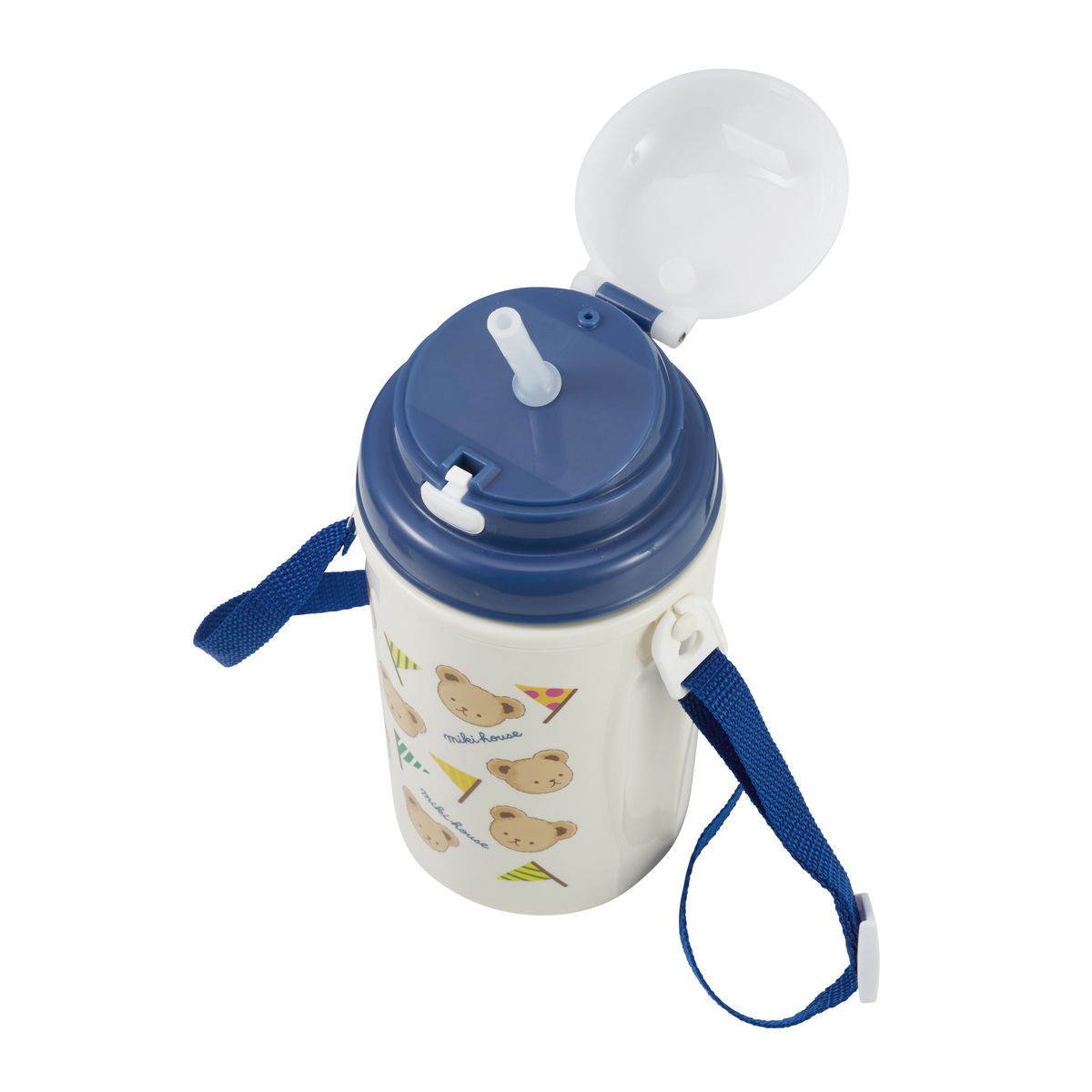 ミキハウスベア 保冷ストローホッパー（450ｍｌ）