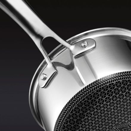 HexClad ヘックスクラッド ハイブリッド 蓋付き鍋 Hybrid Pot With Lid 18cm 1.9L CWPTLD02