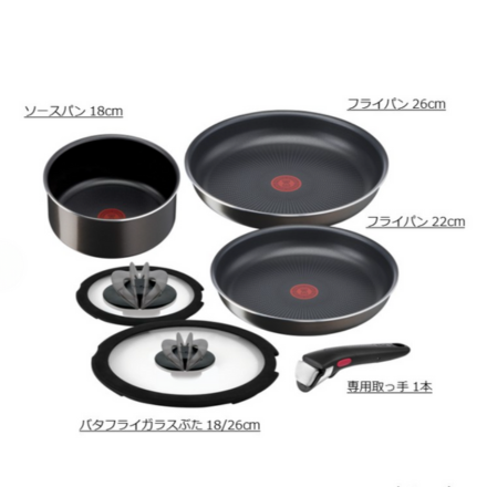 T-fal ティファール インジニオ・ネオ フレンチロースト セット6 ガス火 L16690