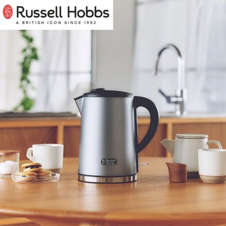 Russell Hobbs ベーシックシリーズ ベーシックケトルプラス グレー 7014JP-GY