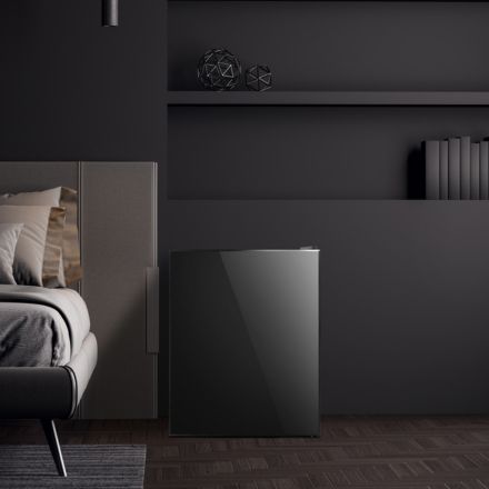 Hanx-Home ペルチェ式1ドア冷蔵庫40Lガラスドア ブラック HH-RP2140GB
