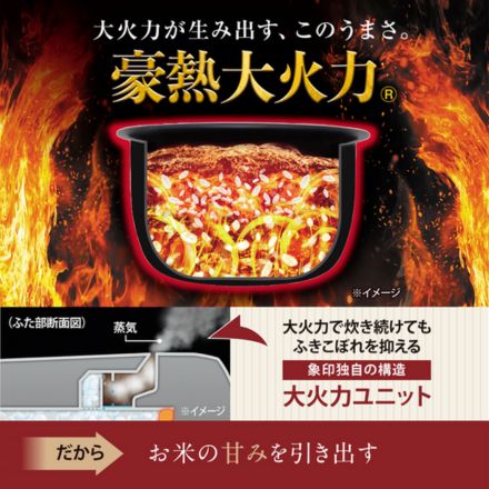 象印マホービン 極め炊き IH炊飯ジャー 5.5合 ブラック NW-QA10