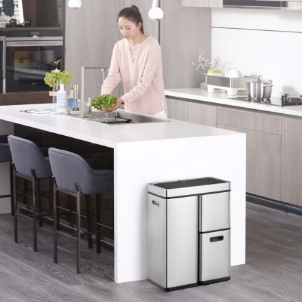 EKO MIRAGE PLUS センサーリサイクラー (35L+15L+15L) シルバー EK9338MT
