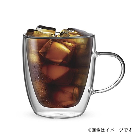 Bialetti ビアレッティ ダブルウォールグラス マグ カプリ 350ml 2個セット DBW008