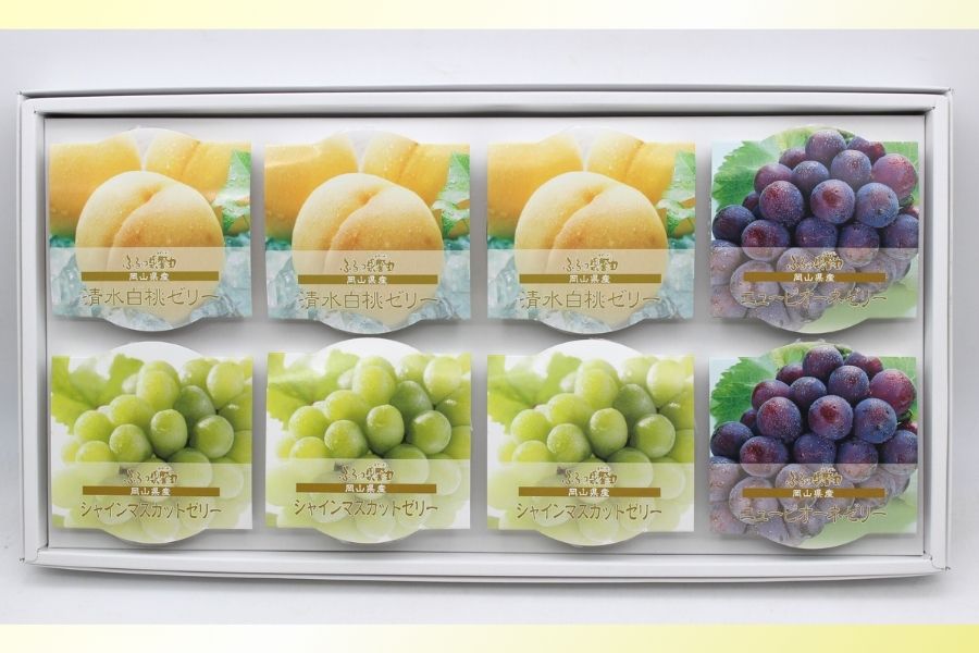 岡山県産果物果実ゼリー（8個入）