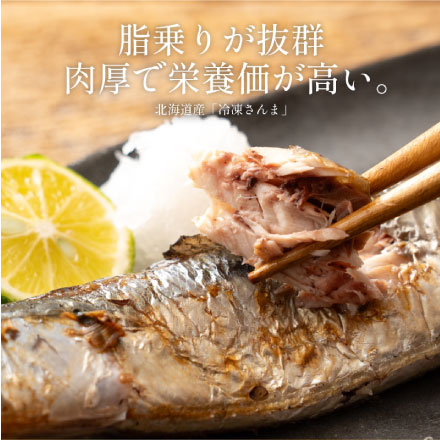 北海道産 秋刀魚 1kg（8本入り）