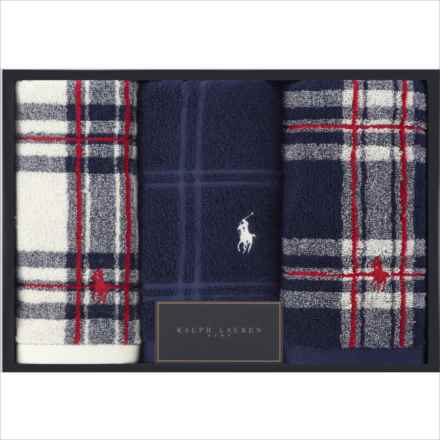 ラルフローレン RALPH LAUREN HOME Tallmadge & Large Windowpane ウォッシュ＆ハンドタオルセット クリーム HMRLGFTH5720101